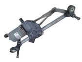 Front wiper linkage and motor
