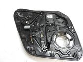 Rear door window regulator with motor