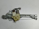 Rear door window regulator with motor