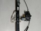 Rear door window regulator with motor