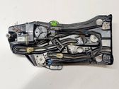 Rear door window regulator with motor