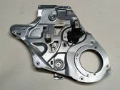 Rear door window regulator with motor