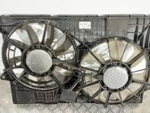 Radiator cooling fan shroud