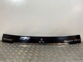 Trunk door license plate light bar