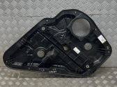 Rear window lifting mechanism without motor
