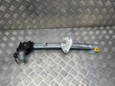 Rear door window regulator with motor