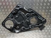 Rear window lifting mechanism without motor