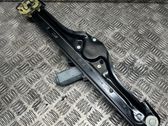 Rear door window regulator with motor