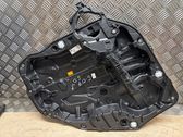 Rear window lifting mechanism without motor
