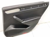 Rear door card panel trim