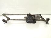 Front wiper linkage and motor