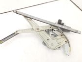 Rear door window regulator with motor