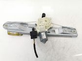 Rear door window regulator with motor