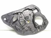 Rear window lifting mechanism without motor