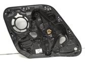 Rear window lifting mechanism without motor