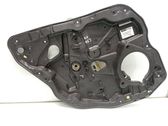 Rear window lifting mechanism without motor