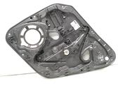Rear window lifting mechanism without motor