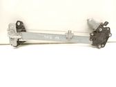 Rear door window regulator with motor