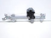 Rear door window regulator with motor