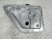 Rear door window regulator with motor