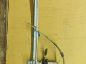 Rear door window regulator with motor