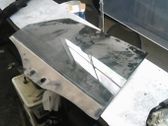Rear door window glass
