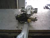 Rear door window regulator with motor