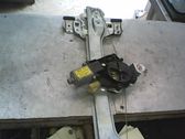 Rear door window regulator with motor