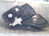 Rear door window regulator with motor