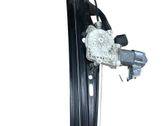 Rear door window regulator with motor