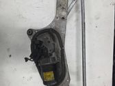 Front wiper linkage and motor