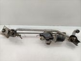 Front wiper linkage and motor