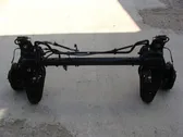 Rear axle beam with reductor