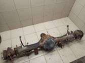 Rear axle beam with reductor
