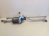 Front wiper linkage and motor