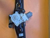 Rear door window regulator with motor