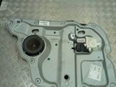 Rear door window regulator with motor