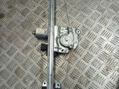 Rear door window regulator with motor