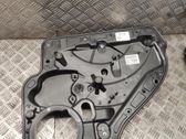 Rear window lifting mechanism without motor
