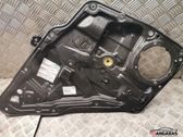 Rear door window regulator with motor