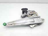 Rear door window regulator with motor