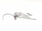 Rear window lifting mechanism without motor