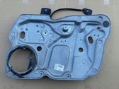 Rear door window regulator with motor