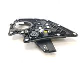 Rear door window regulator with motor