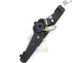 Rear door window regulator with motor