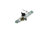 Rear door window regulator with motor
