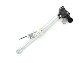 Rear door window regulator with motor