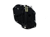 Rear door window regulator with motor
