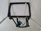 Rear door window regulator with motor