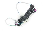 Front door window regulator with motor